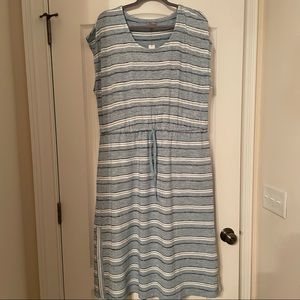 NWT T by Talbots cotton dress with POCKETS